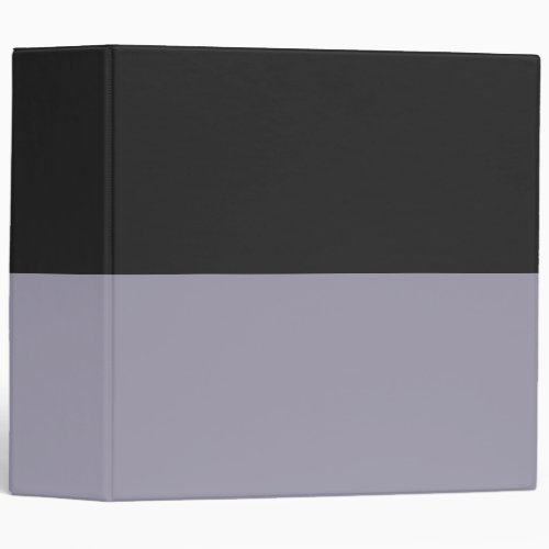 Light Purple and Gray Simple Extra Wide Stripes 3 Ring Binder