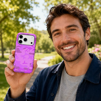 Light Purple Camouflage iPhone 17 Pro Max Case