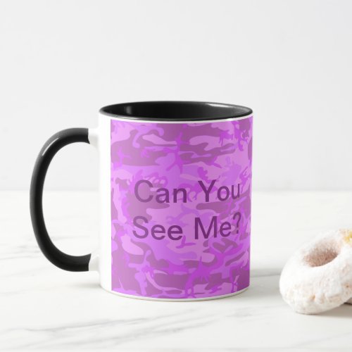 Light Purple Camouflage Mug