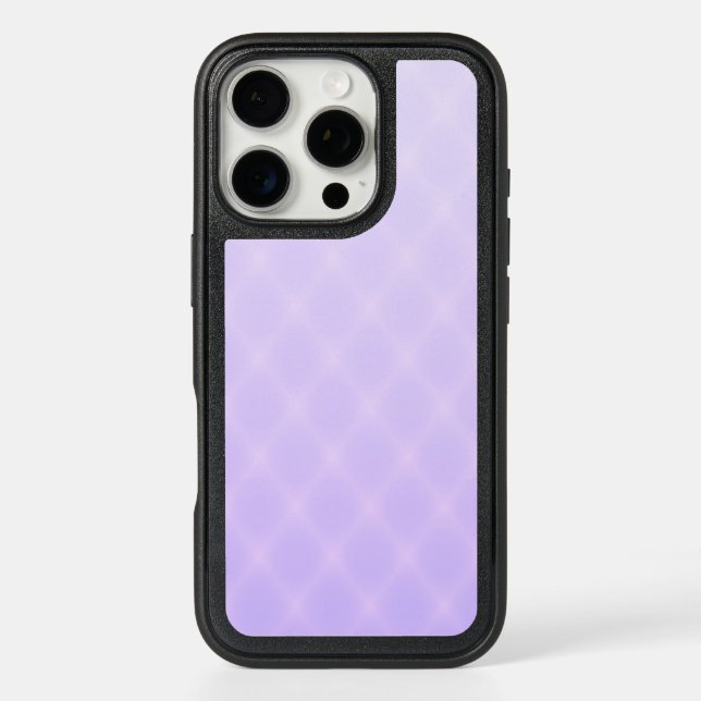 Light Purple Diamond Pattern Otterbox iPhone Case (Back)