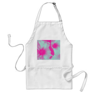 Light Purple Floral Adult Apron