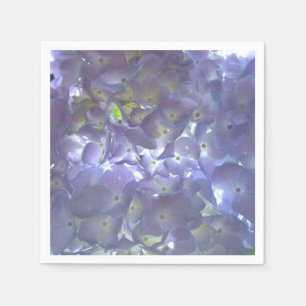 Light purple floral Lavender Hydrangeas Napkins