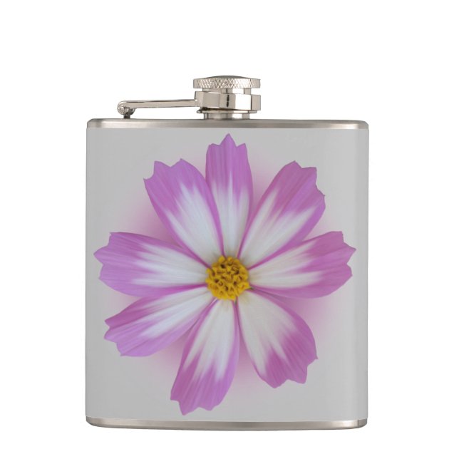 Light purple flower flask (Front)
