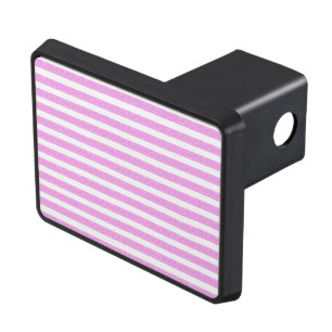 Light Purple Geometric Stripes Hitch Cover