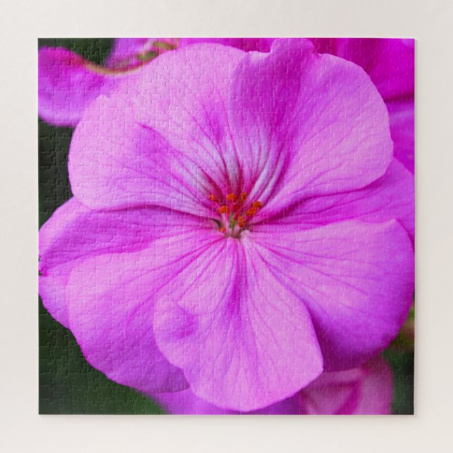 Light Purple Geranium Jigsaw Puzzle (Vertical)