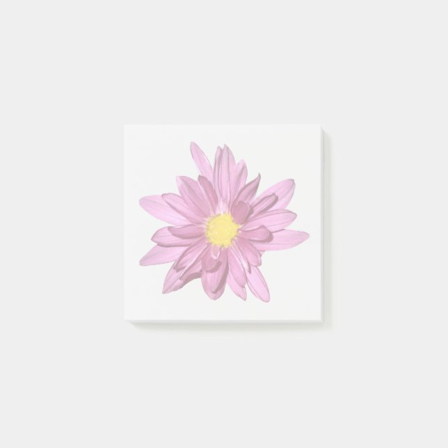 Light Purple Gerbera Sticky Notes (Front)
