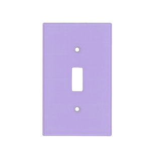Light Purple Light Switch Cover
