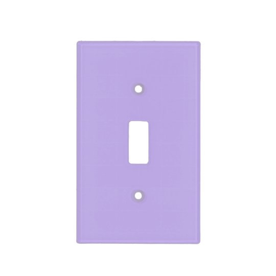 Light Purple Light Switch Cover