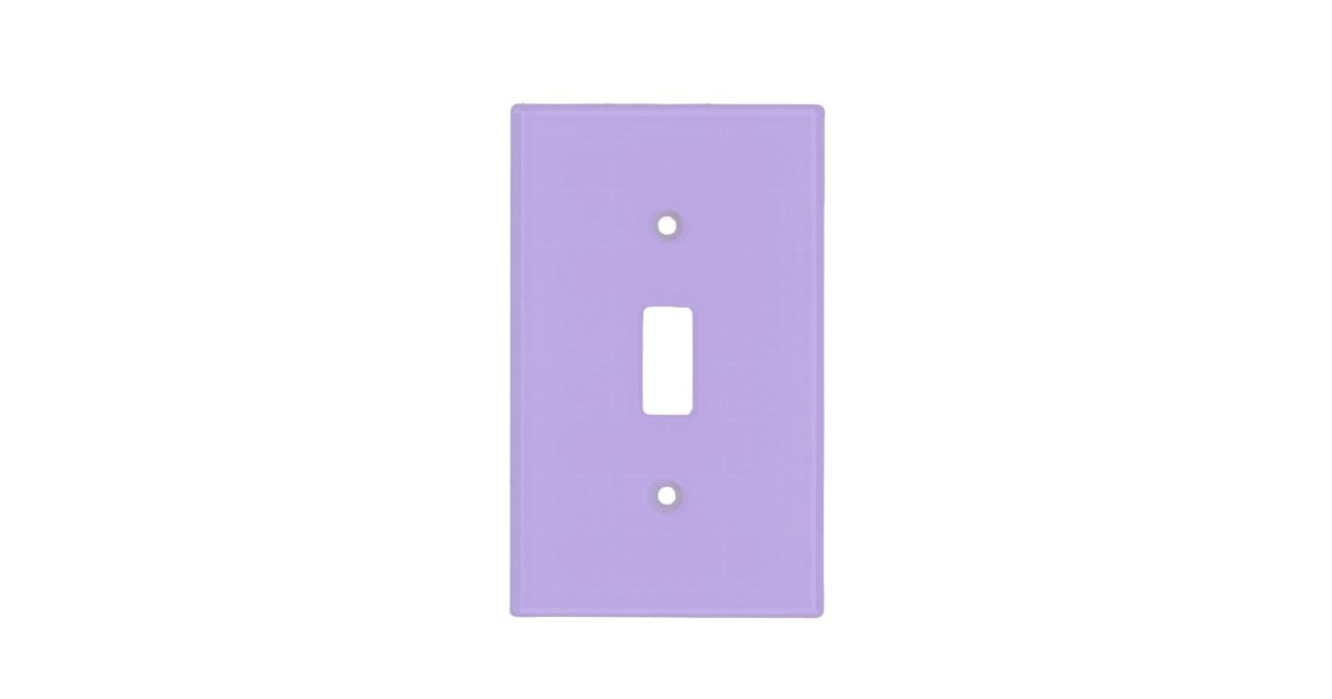 Light Purple Light Switch Cover Zazzle