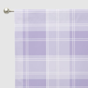 Light Purple Plaid Pattern Blackout Curtains