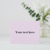 Light purple polka dots pattern (Standing Front)
