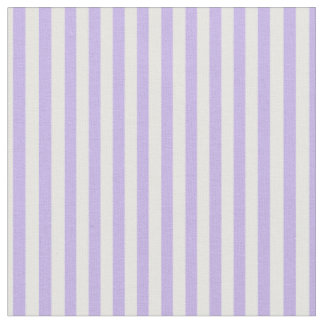 Light Purple & White Stripes Fabric