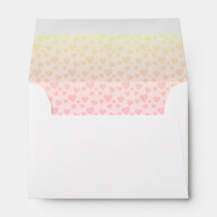 Light Rainbow Hearts Envelope
