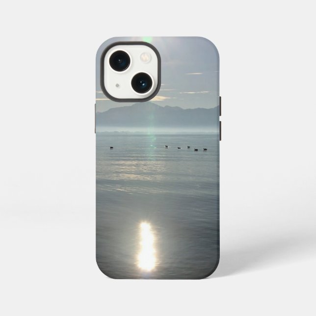 Light Reflecting on Ocean Iphone Case (Back)