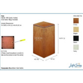 Light Remains After Gone Keepsake Memorial Urn (Dimensions)