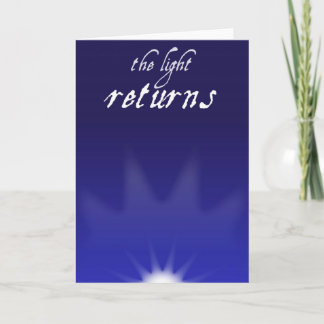 Light Returns Card