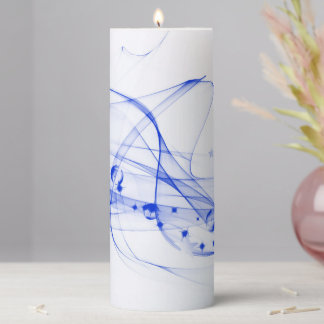 Light Ribbons Pillar Candle