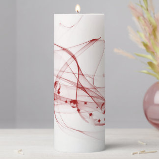 Light Ribbons Pillar Candle