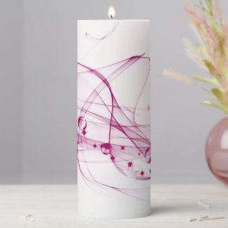 Light Ribbons Pillar Candle