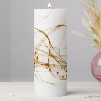 Light Ribbons Pillar Candle
