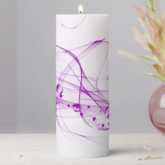 Light Ribbons Pillar Candle
