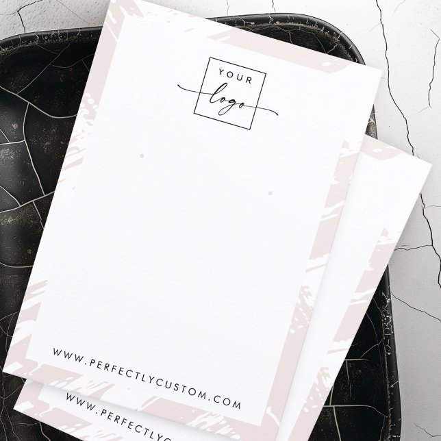 Light rose gray brushstrokes earring display card (Light rose gray brushstrokes earring display card)