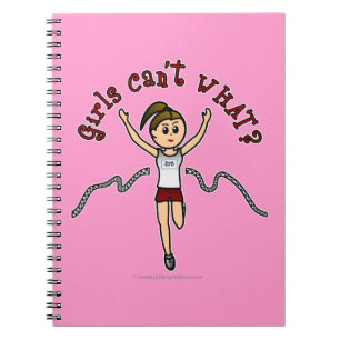 Light Runner in Red Uniform Notebook