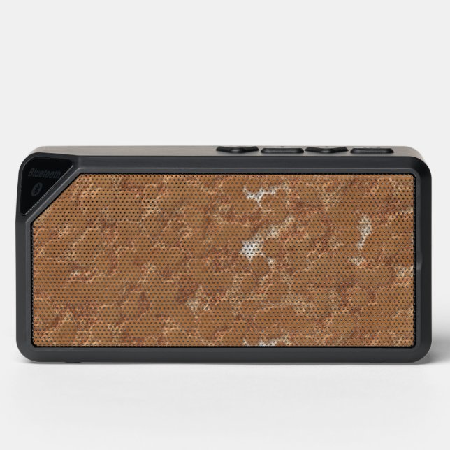 Light Rust abstract Bluetooth Speaker (Front)