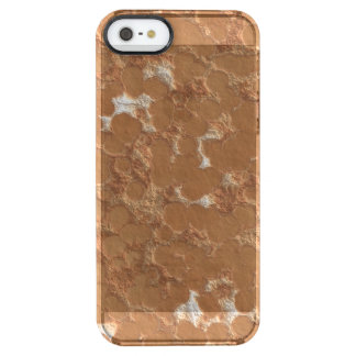 Light Rust abstract Clear iPhone SE/5/5s Case