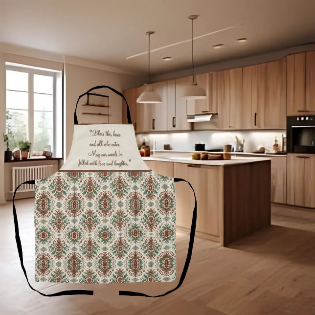 Light Rustic Traditional Customizable Apron (Creator Uploaded)