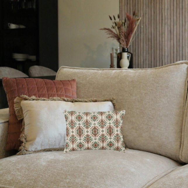 Light Rustic Traditional Lumbar Accent Pillow (Creator Uploaded)
