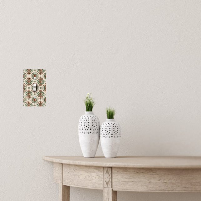 Light Rustic Traditional Single Toggle Switch Cover (Creator Uploaded)