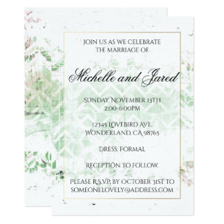 Excellent Watermark Signature White Wedding Invitations In Fl Watermark Roseate Wedding Invitations