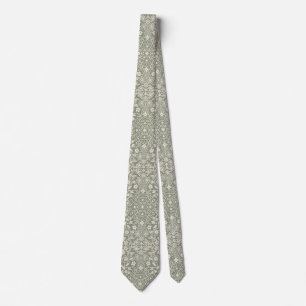 Light Sage Garden Colors Neck Tie