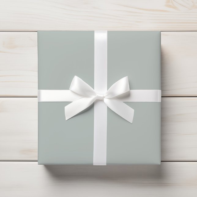 Light Sage Gray Solid Wrapping Paper (Creator Uploaded)