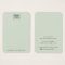 Light sage green custom logo earring display card