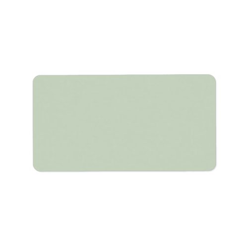 Light sage green labels  plain solid color blank label