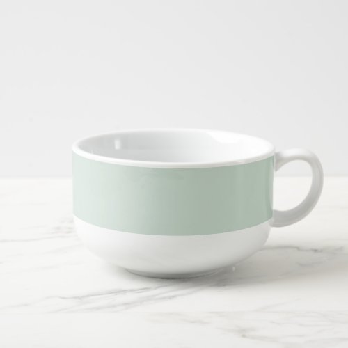 Light Sage Green Soup Mug