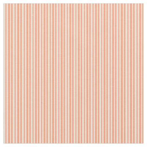 Light Salmon & Bisque Colored Lines Fabric
