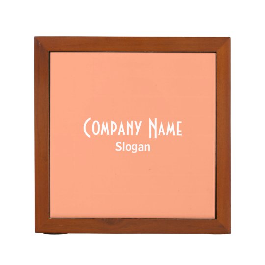 Light Salmon Personalized Desk Organizer Zazzle Com Light Salmon Personalized Desk Organizer