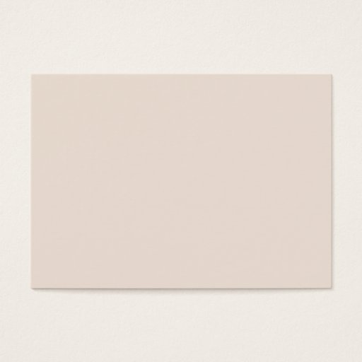 Customizable Light Sandy Beige Apricot Color Only Business Card