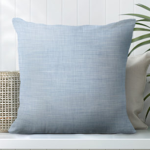 Light Sea Blue Throw Pillow