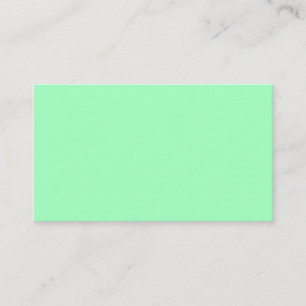 Light Sea-Foam (solid color) Business Card