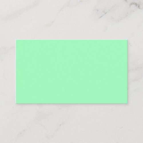  Light Sea_Foam solid color  Business Card