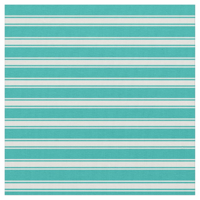 Light Sea Green and Light Cyan Pattern Fabric (Close Up)