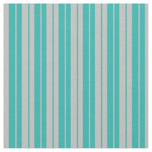 Light Sea Green & Grey Colored Pattern Fabric