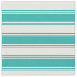 Light Sea Green &amp; Mint Cream Colored Pattern Fabric