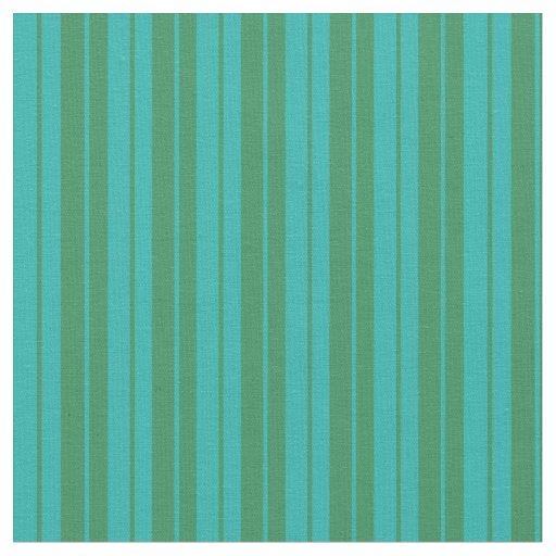 Light Sea Green & Sea Green Striped/Lined Pattern Fabric
