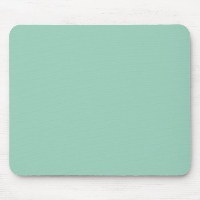 Light Seafoam Green Fashion Color Trend Sea Foam Mouse Pad