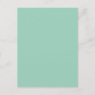 Light Seafoam Green Fashion Color Trend Sea Foam Postcard